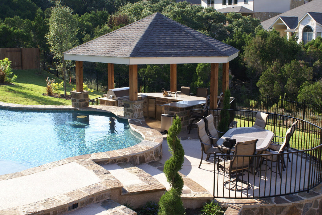 Chicago Brick Oven - Naperville DIY Kitchen - 28' U-Shaped Outdoor Kitchen