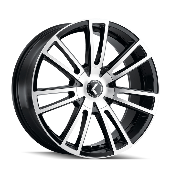 Kraze Wheels KR183 SPECTRA Gloss Black Machined Wheel 1