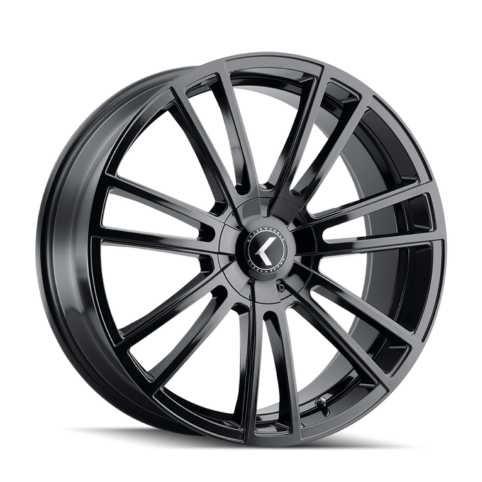 Kraze Wheels KR183 SPECTRA Gloss Black Wheel 1