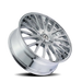 Kraze Wheels KR185 DOUBLE DOWN Chrome Wheel 2