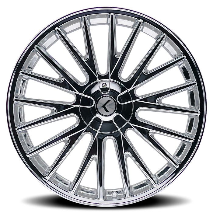 Kraze Wheels KR185 DOUBLE DOWN Chrome Wheel 3