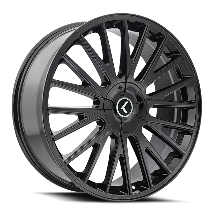 Kraze Wheels KR185 DOUBLE DOWN Gloss Black Wheel 1