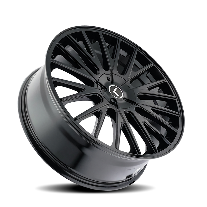 Kraze Wheels KR185 DOUBLE DOWN Gloss Black Wheel 2