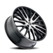 Kraze Wheels KR185 DOUBLE DOWN Gloss Black Machined Wheel 2