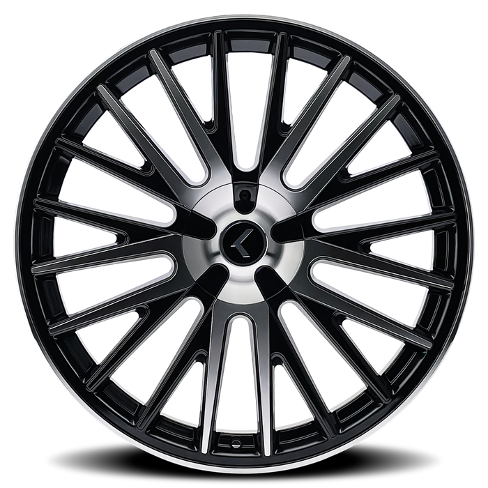Kraze Wheels KR185 DOUBLE DOWN Gloss Black Machined Wheel 3