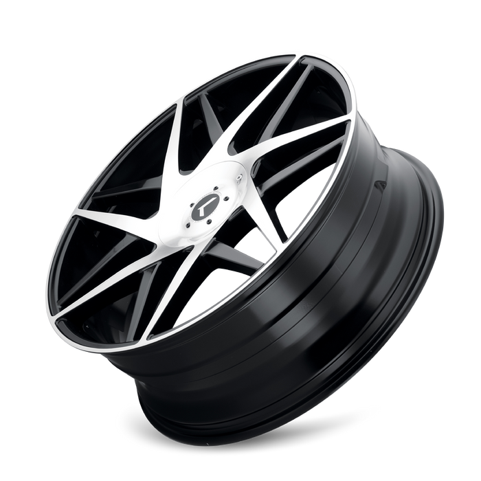 Kraze Wheels KR192 PHASE Gloss Black Machined Wheel 3