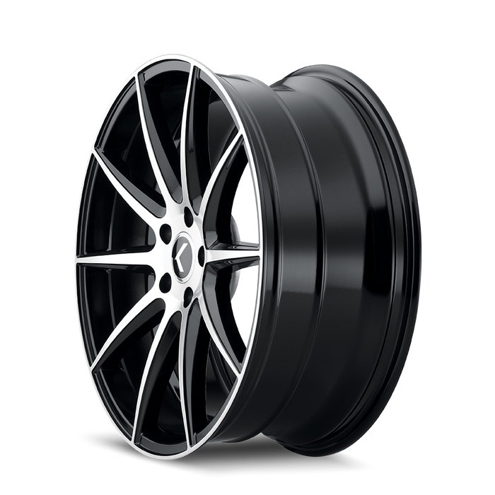 Kraze Wheels KR194 COSMOS Gloss Black Machined Wheel 2