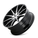 Kraze Wheels KR194 COSMOS Gloss Black Machined Wheel 3