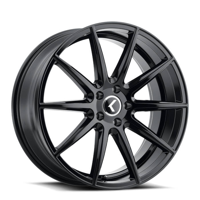 Kraze Wheels KR194 COSMOS Gloss Black Wheel 1