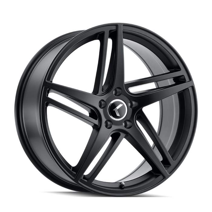Kraze Wheels KR195 MILANO Satin Black Wheel 1