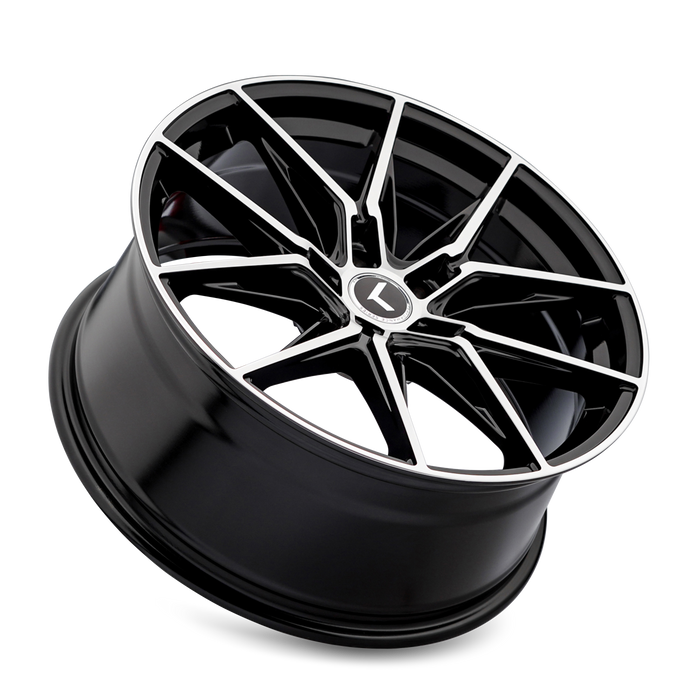 Kraze Wheels KR196 EVOLVE Gloss Black Machined Wheel 2