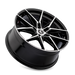 Kraze Wheels KR196 EVOLVE Gloss Black Machined Wheel 2