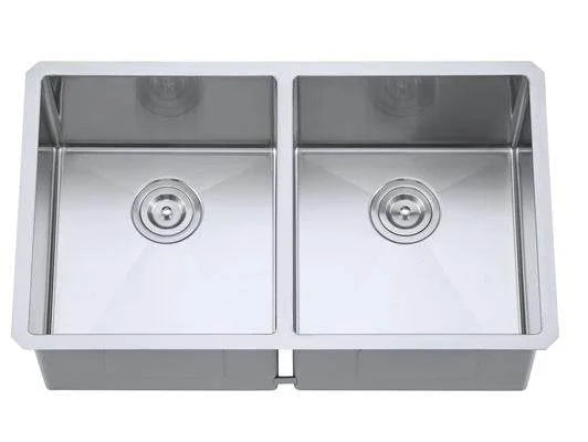 29" Double Bowl Under-Mount Sink - KS520