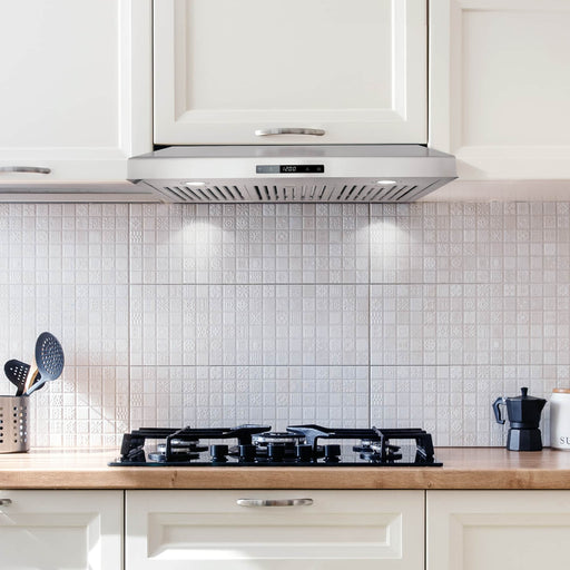 Cosmo 30-Inch 500 CFM Under Cabinet Range Hood in Stainless Steel (COS-KS6U30) Cosmo