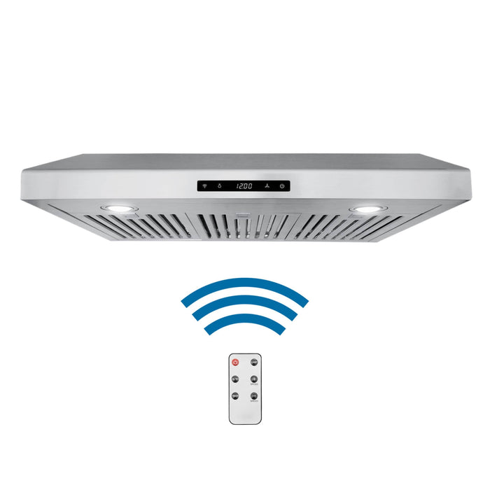 Cosmo 30-Inch 500 CFM Under Cabinet Range Hood in Stainless Steel (COS-KS6U30) Cosmo