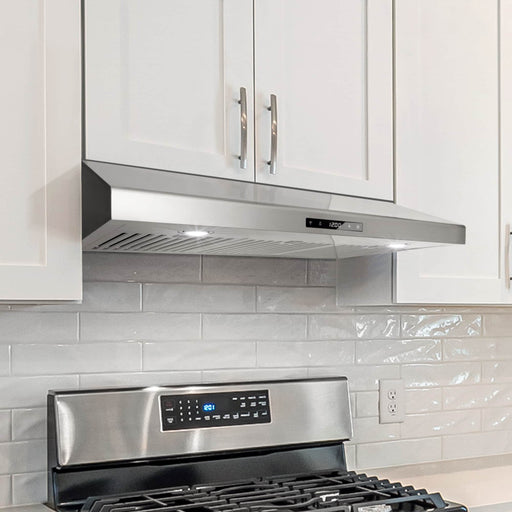 Cosmo 36-Inch 500 CFM Ducted Under Cabinet Range Hood in Stainless Steel (COS-KS6U36) Cosmo