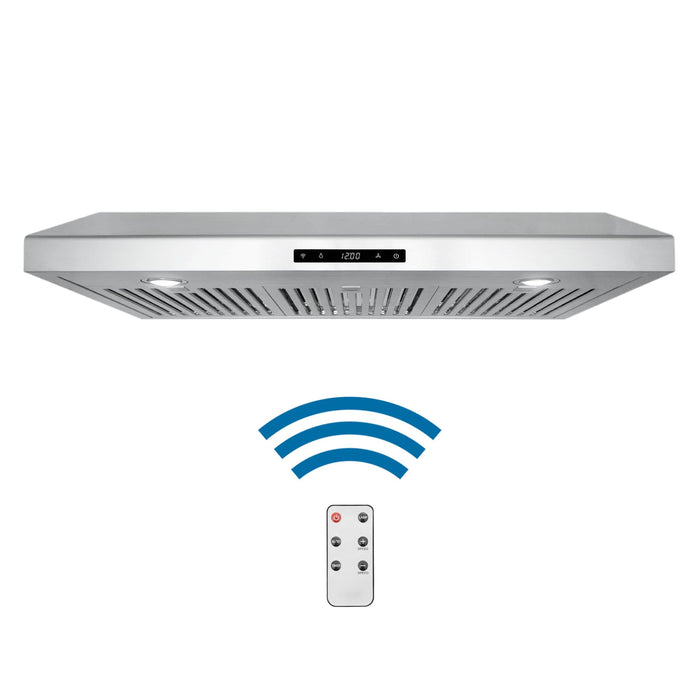 Cosmo 36-Inch 500 CFM Ducted Under Cabinet Range Hood in Stainless Steel (COS-KS6U36) Cosmo