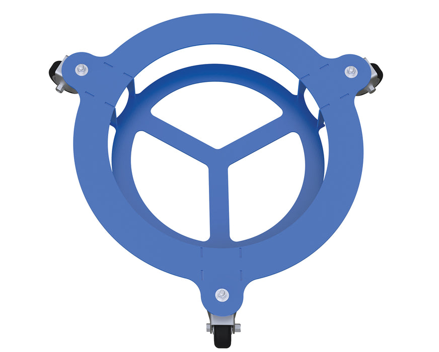 Vestil KT-D-16-200-BL steel keg transport dolly - view 3