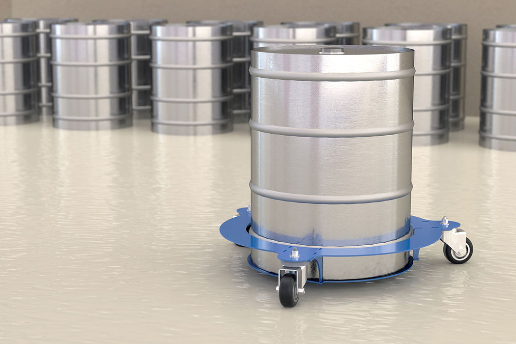 Vestil KT-D-16-200-BL steel keg transport dolly - view 5