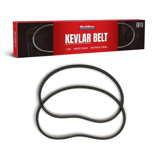 ( 1 Pack / 2 Pcs ) Kevlar V-belts for Wood Chipper GS650, 13x860Li (SKU: 110100; 110101）