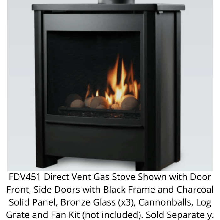 Kingsman 26" FDV451 Free Standing Direct Vent Gas Stove (FDV451N) Kingsman