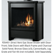 Kingsman 26" FDV451 Free Standing Direct Vent Gas Stove (FDV451N) Kingsman
