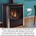 Kingsman 26" FDV451 Free Standing Direct Vent Gas Stove (FDV451N) Kingsman