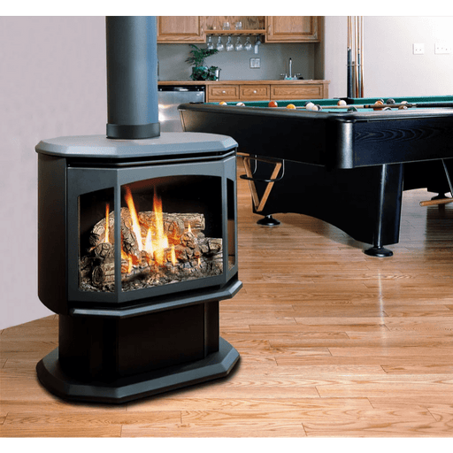 Kingsman FDV350 27" Freestanding Intermittent Pilot Proflame 2, Natural Gas Direct Vent Stove FDV350NE2 Kingsman