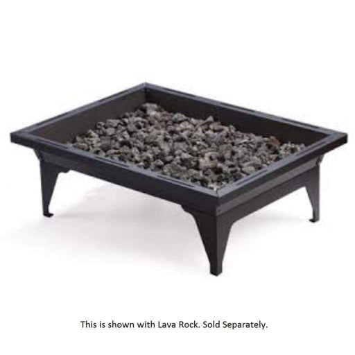 Kingsman 27" FP2785LP-FL Outdoor Rectangular Fire Pit Kingsman