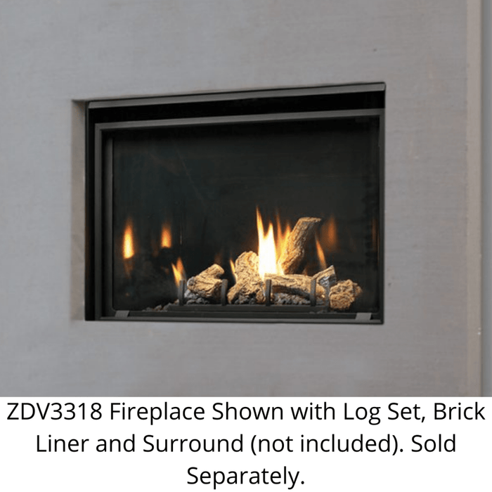 Kingsman 33" ZDV3318 Zero Clearance Direct Vent Gas Fireplace Kingsman