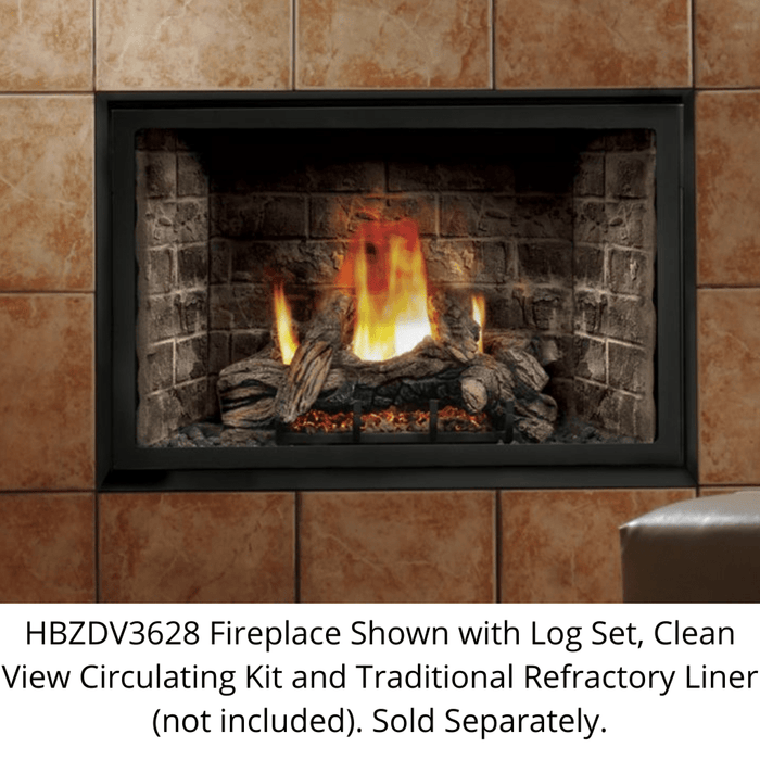 Kingsman 36" HBZDV3628 Zero Clearance Direct Vent Gas Fireplace Kingsman