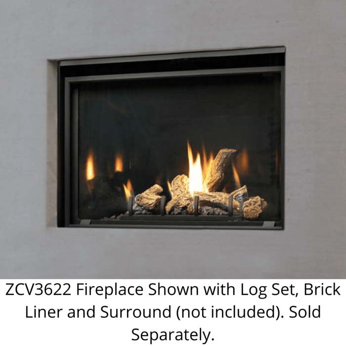 Kingsman 36" ZCV3622 Zero Clearance Direct Vent Gas Fireplace Kingsman