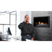 Kingsman 36" ZCVRB3622 Zero Clearance Clean View Direct Vent Linear Gas Fireplace Kingsman