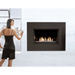 Kingsman 36" ZCVRB3622 Zero Clearance Clean View Direct Vent Linear Gas Fireplace Kingsman