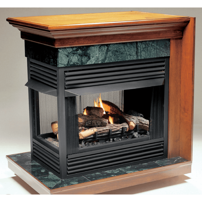 Kingsman 38" MVF40 Zero Clearance Universal Vent Free Multi-Sided Fireplace Kingsman