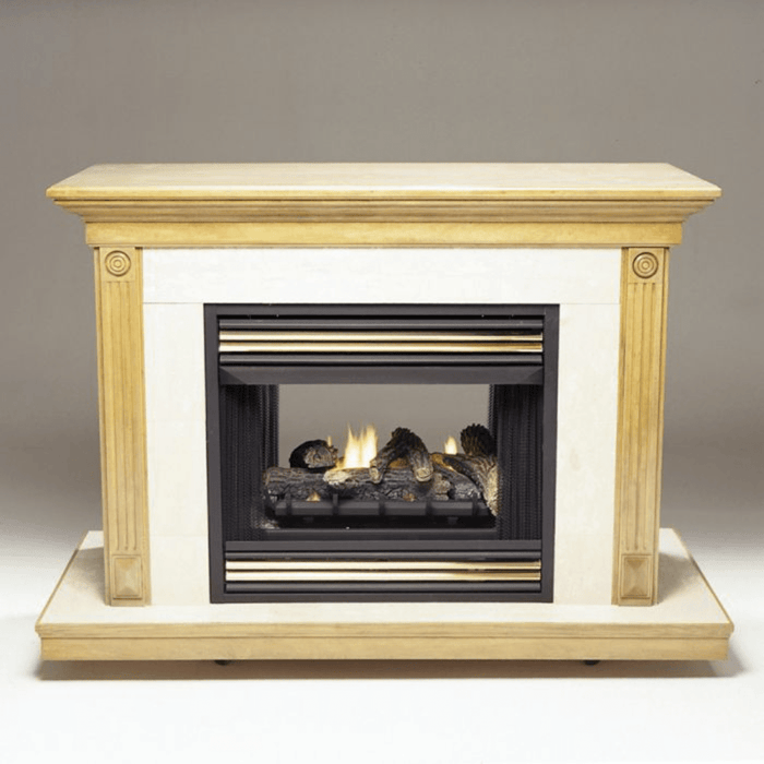 Kingsman 38" MVF40 Zero Clearance Universal Vent Free Multi-Sided Fireplace Kingsman