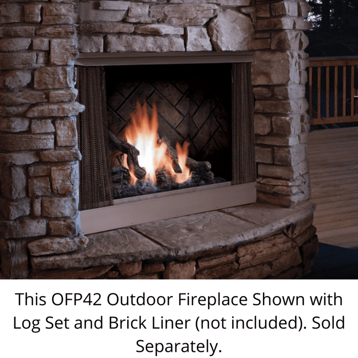 Kingsman 42" OFP42 IPI Outdoor Gas Fireplace (OFP42NE) Kingsman