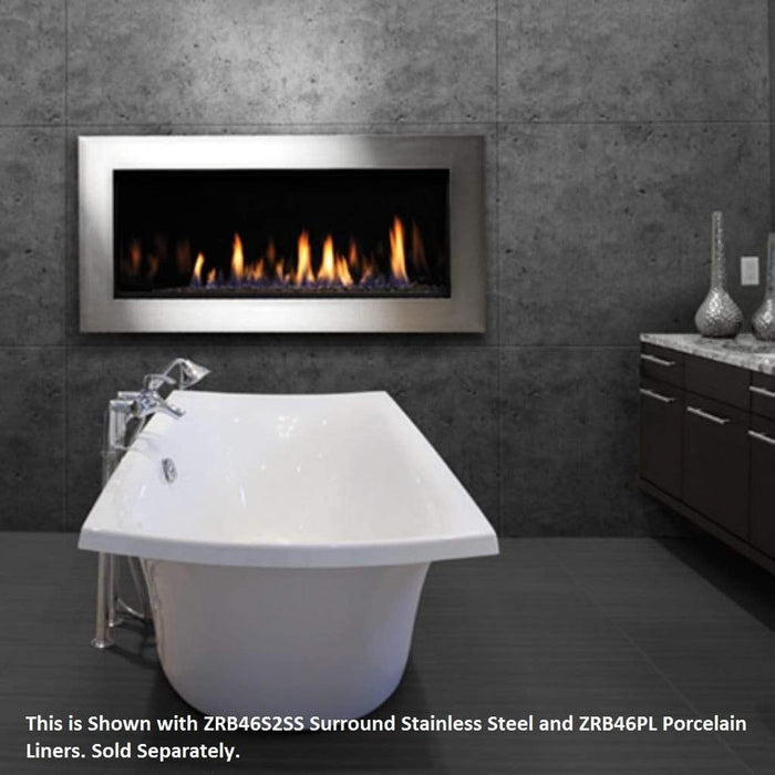 Kingsman 46" VRB46 Zero Clearance Direct Vent Linear Gas Fireplace Kingsman