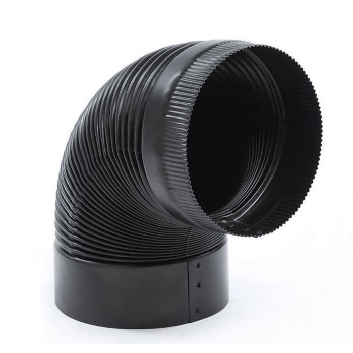 Kingsman 7" 90-Degree Black Elbow Kingsman