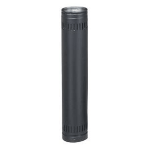 Kingsman 7" x 12" Black Chimney Pipe (FDV12P) Kingsman