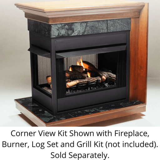 Kingsman Corner View Kit for MVF40 Series Fireplaces Kingsman