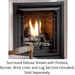 Kingsman Deluxe Surround for ZVF24 Series Fireplaces Kingsman