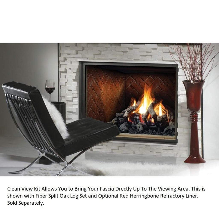Kingsman 47" Designer Clean View Circulating Kit for HBZDV4736 Direct Vent Gas Fireplace Kingsman