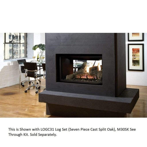 Designer Clean View Circulating Kit For Zero Clearance Direct Vent Gas Fireplaces - detail close-up
