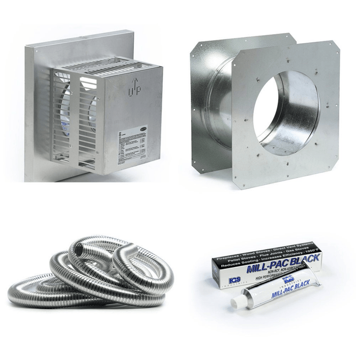 Kingsman Horizontal Chimney Vent Termination Starter Kit Kingsman