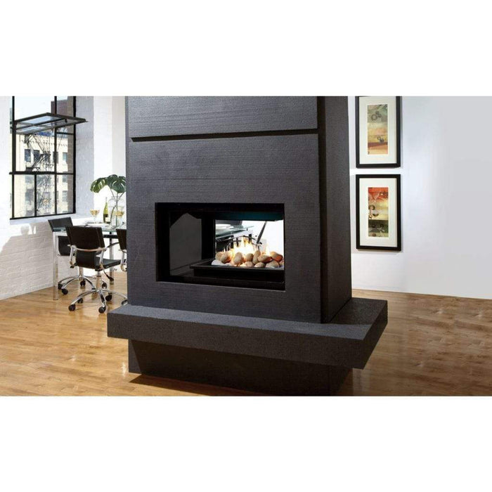 Kingsman MDV31 Direct Vent Multi-Sided Gas Fireplace with Left/Right Hand Burner Kingsman