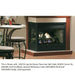 Kingsman MDV31 Direct Vent Multi-Sided Gas Fireplace with Left/Right Hand Burner Kingsman