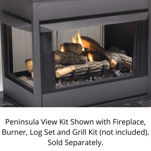 Kingsman Peninsula View Kit for MVF40 Series Fireplaces Kingsman