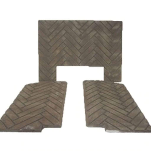 Kingsman Refractory Brick Panel for Direct Vent Multi-Sided Gas Fireplace Kingsman