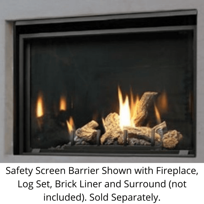 Kingsman Safety Screen Barrier for ZDV3318 Series Fireplaces Kingsman